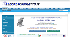 Desktop Screenshot of laboratoriogatto.it
