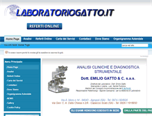 Tablet Screenshot of laboratoriogatto.it